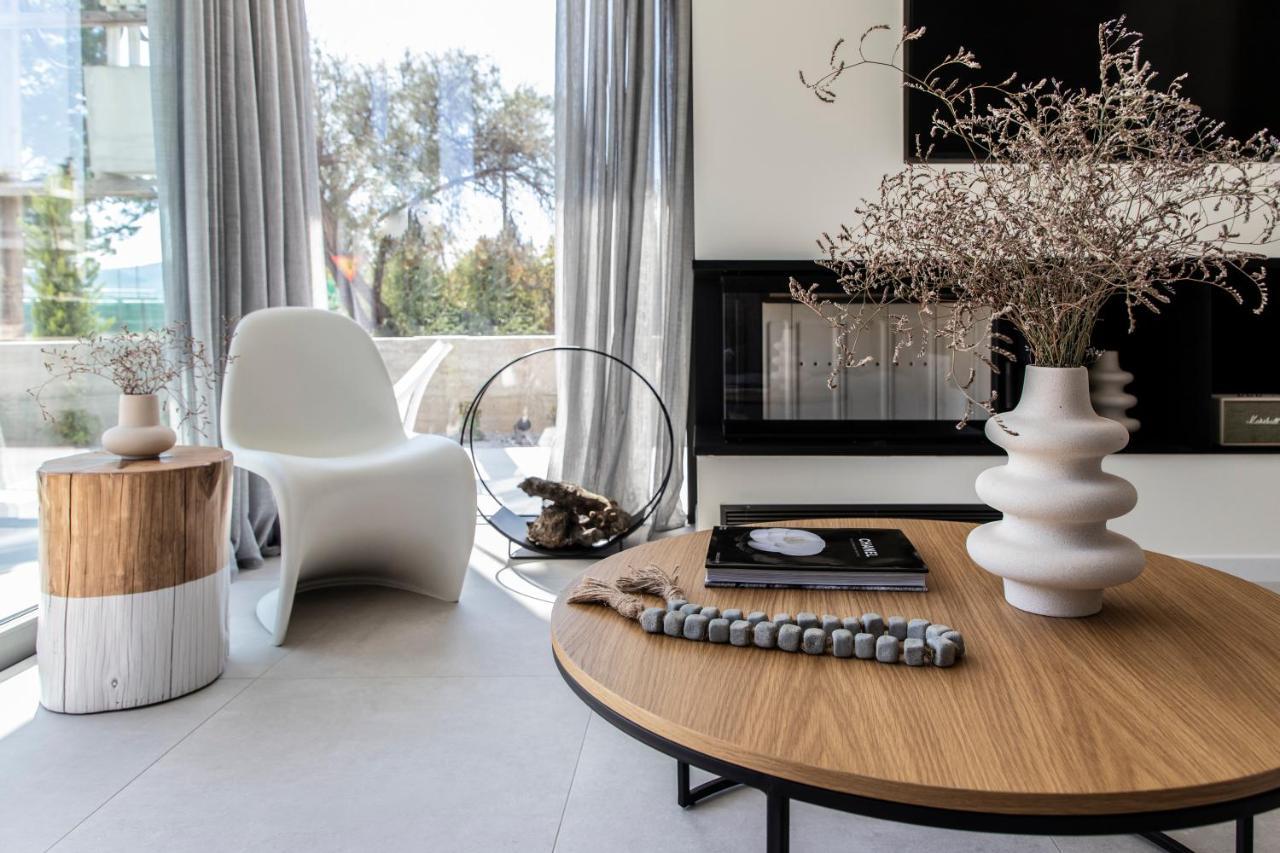 Ikies 3 Modern Eco-Friendly Private Seaview Signature Villas With A Pool Volos Exterior photo